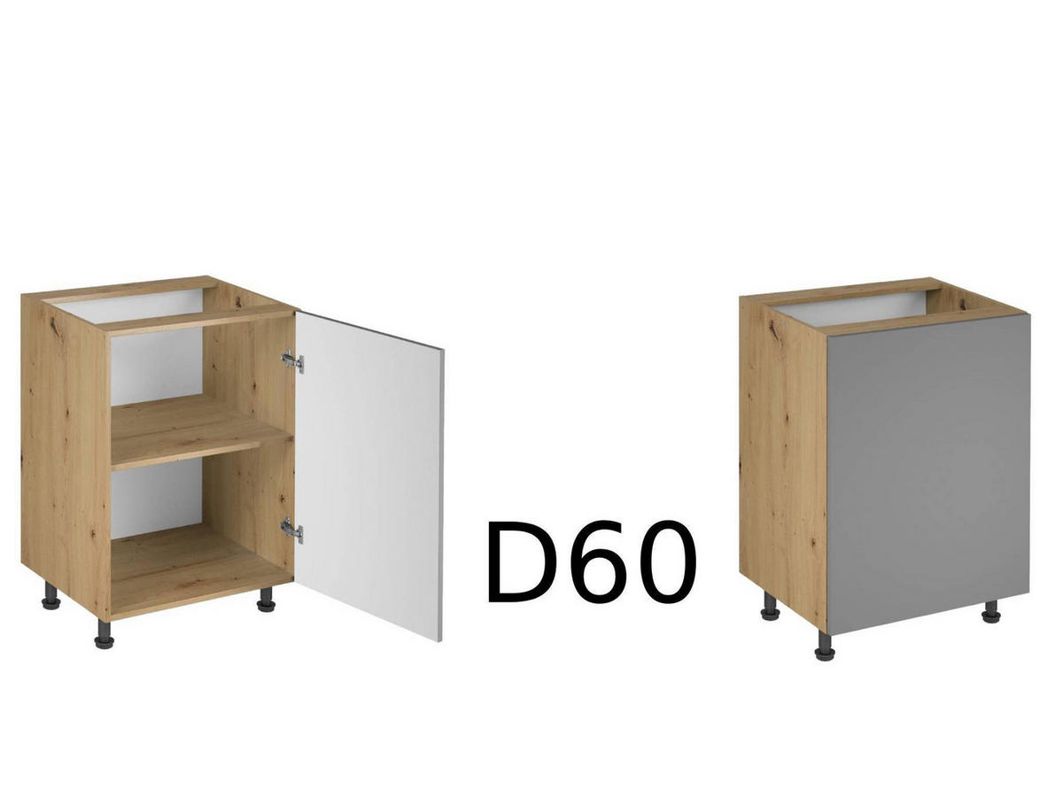 WINKELKÜCHE 330 × 230 cm - Langen K105-M330 - in Beige/Artisan Eiche - Beige/Schwarz, Holz/Holzwerkstoff (330/248/230cm)