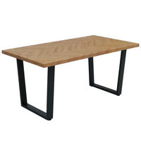 ESSZIMMERTISCH rechteckig Eiche Dekor - Eichefarben, Holzwerkstoff (90/160/75cm) - MCW