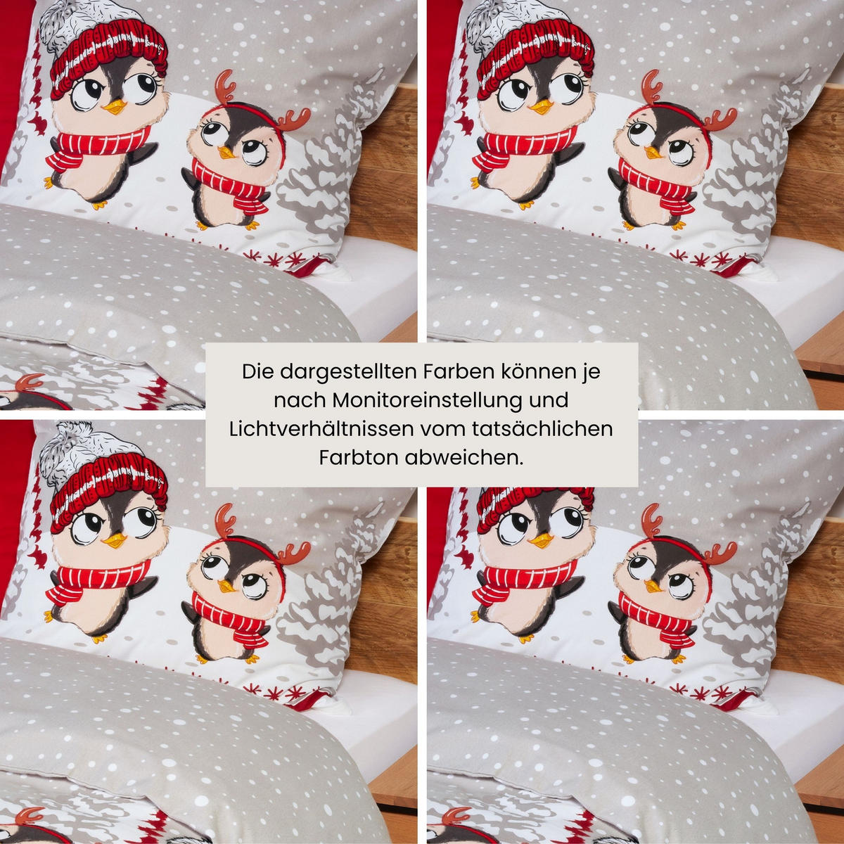 BETTWÄSCHESET Antoni - Feinbiber - 2-teilig - 135x200 cm - Grau - Grau, Textil (135/200cm) - SCHIESSER