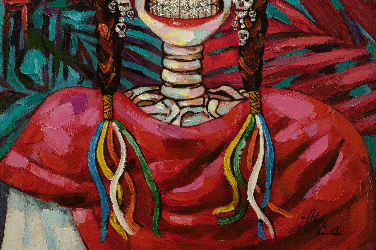 ACRYLBILD HANDGEMALT 70/100 cm - Multicolor, Holz/Textil (70/100cm) - KUNSTLOFT