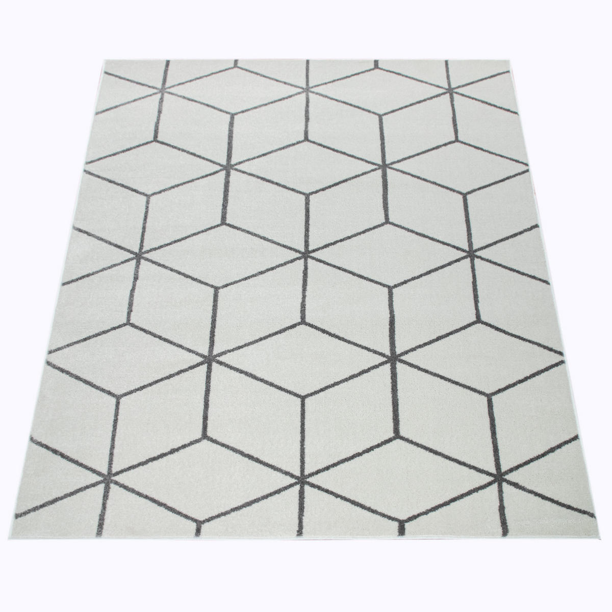 KURZFLORTEPPICH 60/100 cm Stella 402 - Weiß, Textil (60/100cm) - Paco Home
