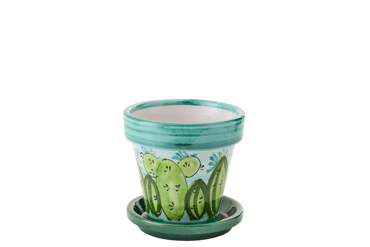 BLUMENTOPF MULTI Multi - Multicolor, Keramik (21/19cm) - J-Line