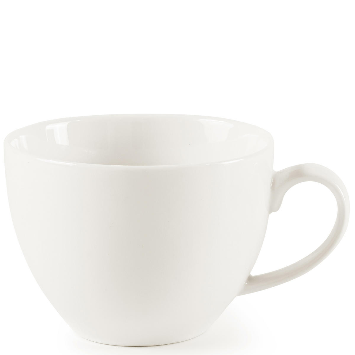 TASSEN-SET mit Untertasse AD BELLA 6-tlg,Porzellan, ecru - Ecru, Keramik (15/8/15cm) - KONSIMO®