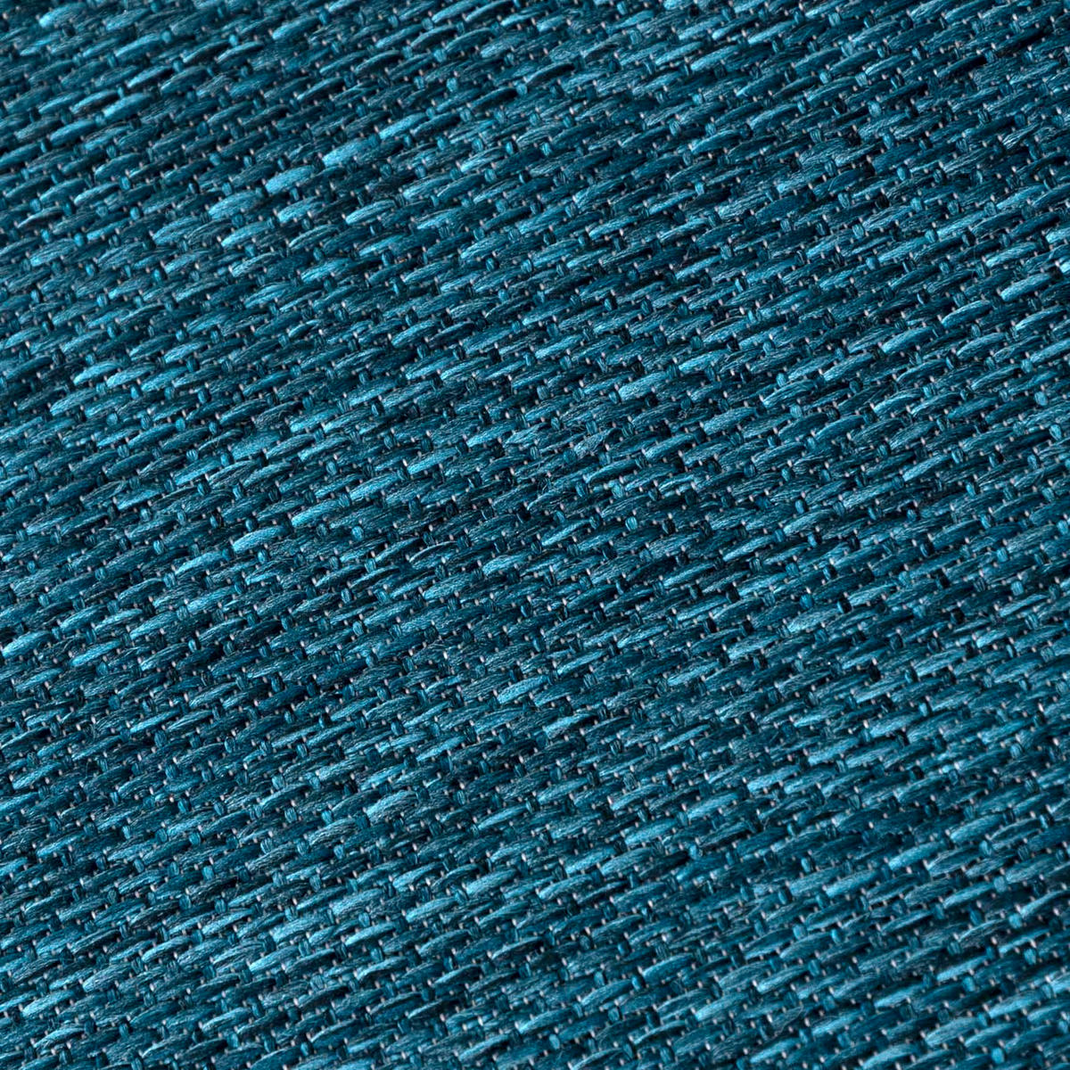 TEPPICH Blau In-Outdoor Einfarbig - Rund, Kurzflor, Modern, Minimalistisch - 240 x 240 cm - Türkis/Blau, Textil (240/240cm) - Mazovia