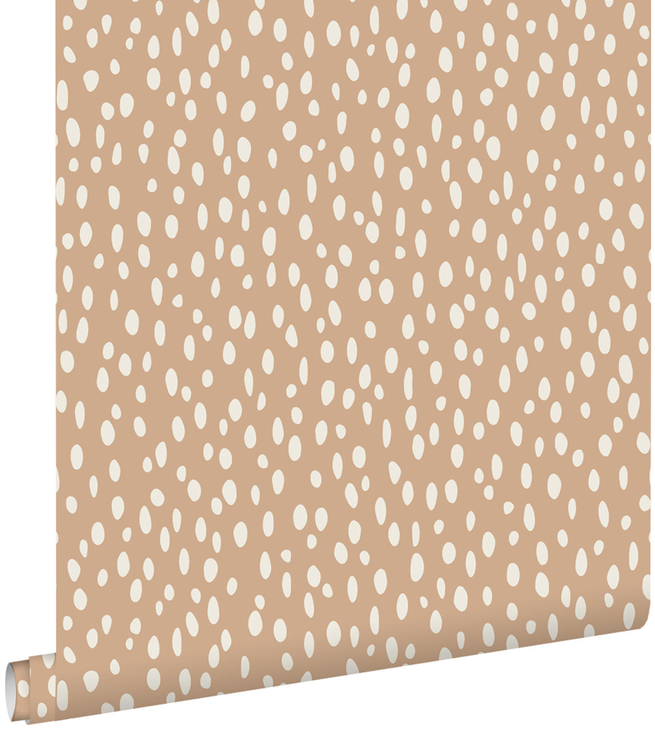 TAPETE Punkte 53 cm x 10.05 m - Terracotta, Papier (53/0.1cm) - ESTAhome