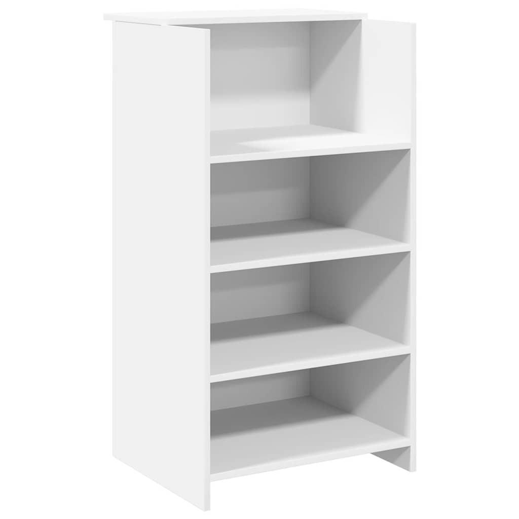vidaXL Empfangstheke Weiß 55x103.5x50 cm