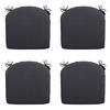 SITZKISSEN Basic 46/48 cm 4er-Set - Schwarz, Textil (48/4/46cm) - Madison