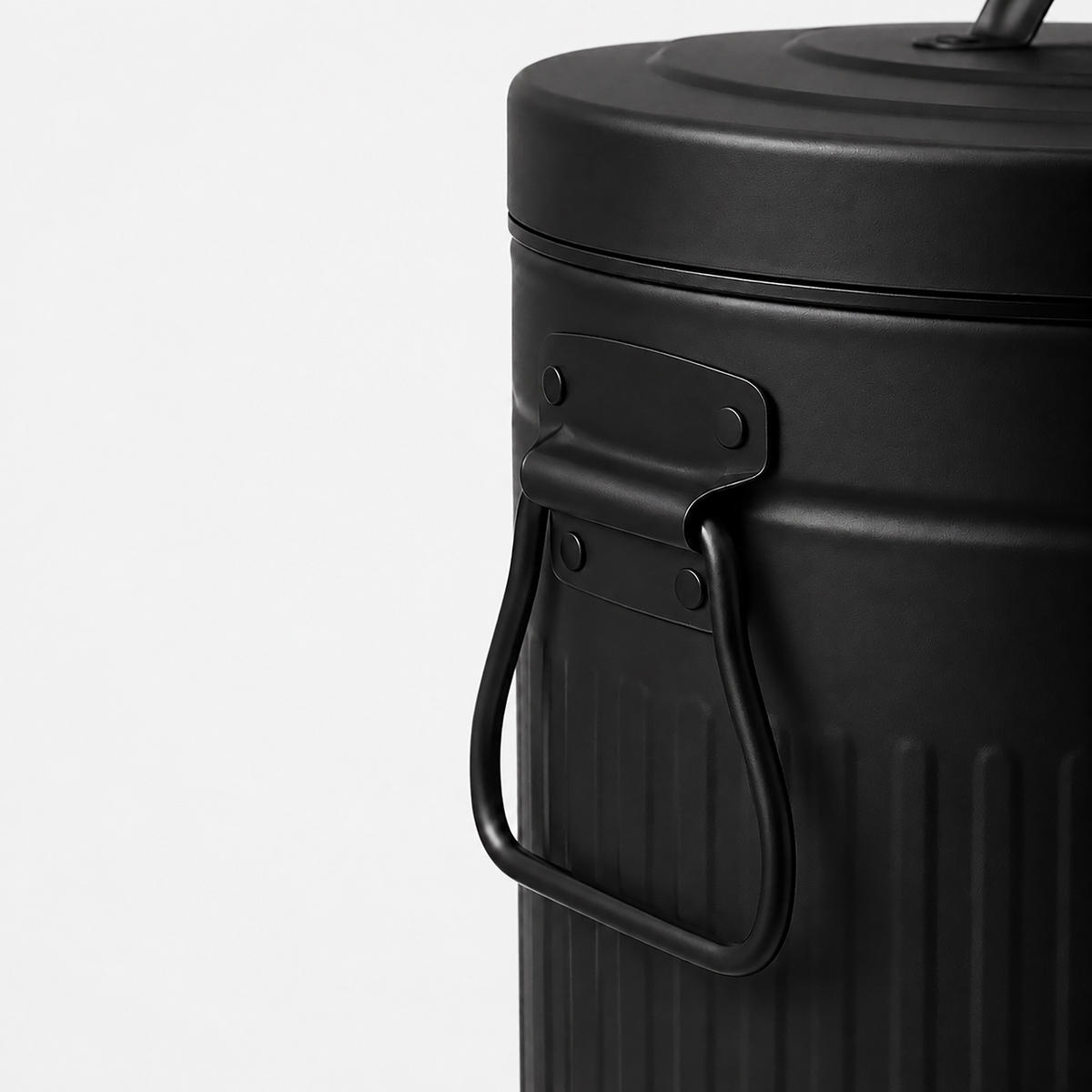 MÜLLEIMER Schwarz 12 l Tretpedal Softclose - Schwarz, Kunststoff/Metall (25/41/25cm) - Relaxdays
