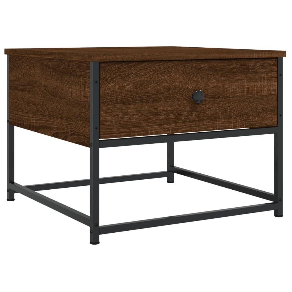 COUCHTISCH Braun Eichen-Optik 51x51x40 cm Holzwerkstoff - Braun, Holzwerkstoff (51/51/40cm) - furnicato
