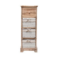 KOMMODE Braun 27/30/81 cm - Braun, Holz (27/81/30cm) - Mobili Rebecca