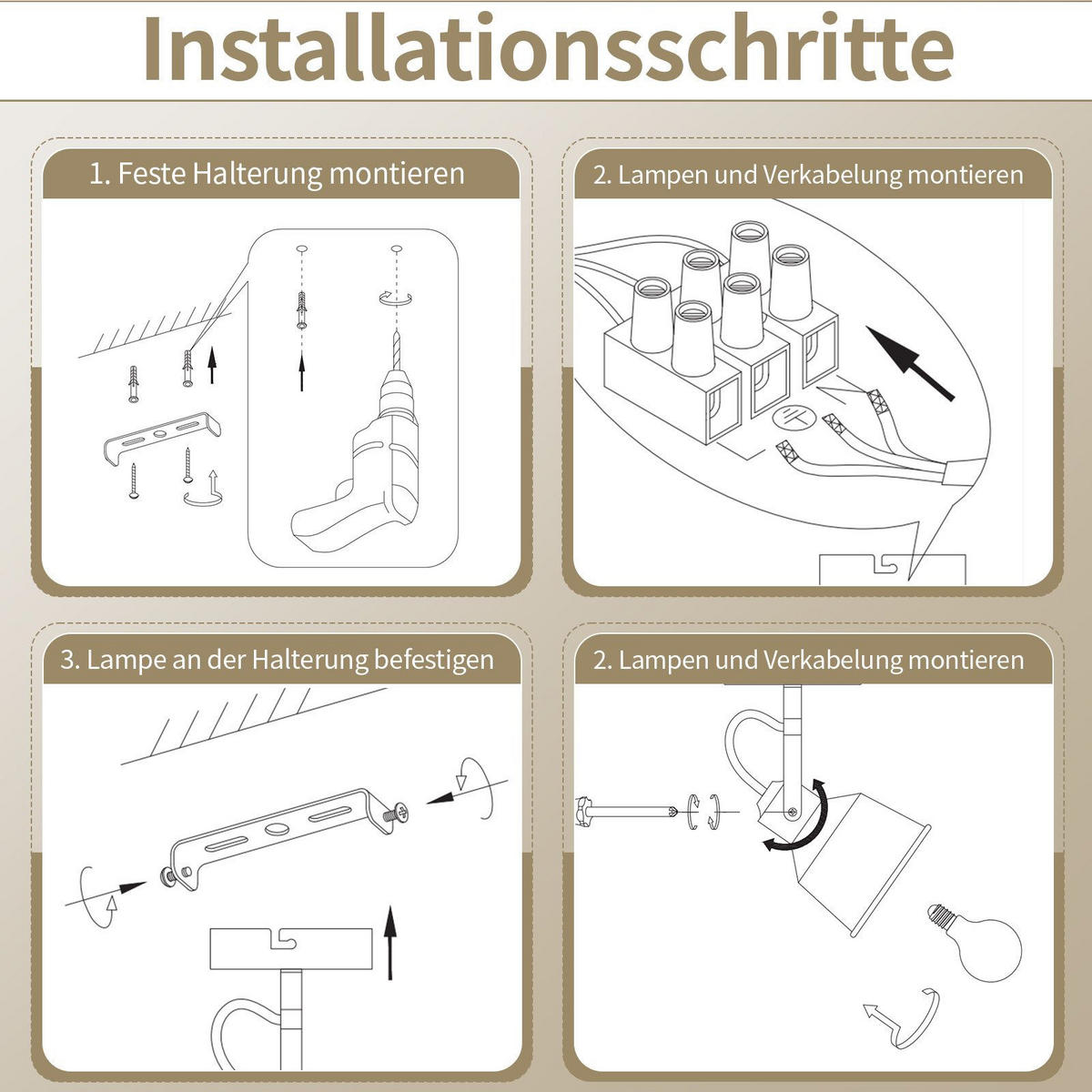 DECKENSTRAHLER Lichtwehr 14/17/14 cm - Schwarz, Metall (14/14/17cm) - ZMH