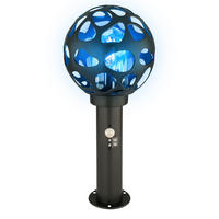 LED AUSSENLEUCHTE Aluminium Anthrazit - Anthrazit, Metall (20/20/45cm) - Globo Lighting