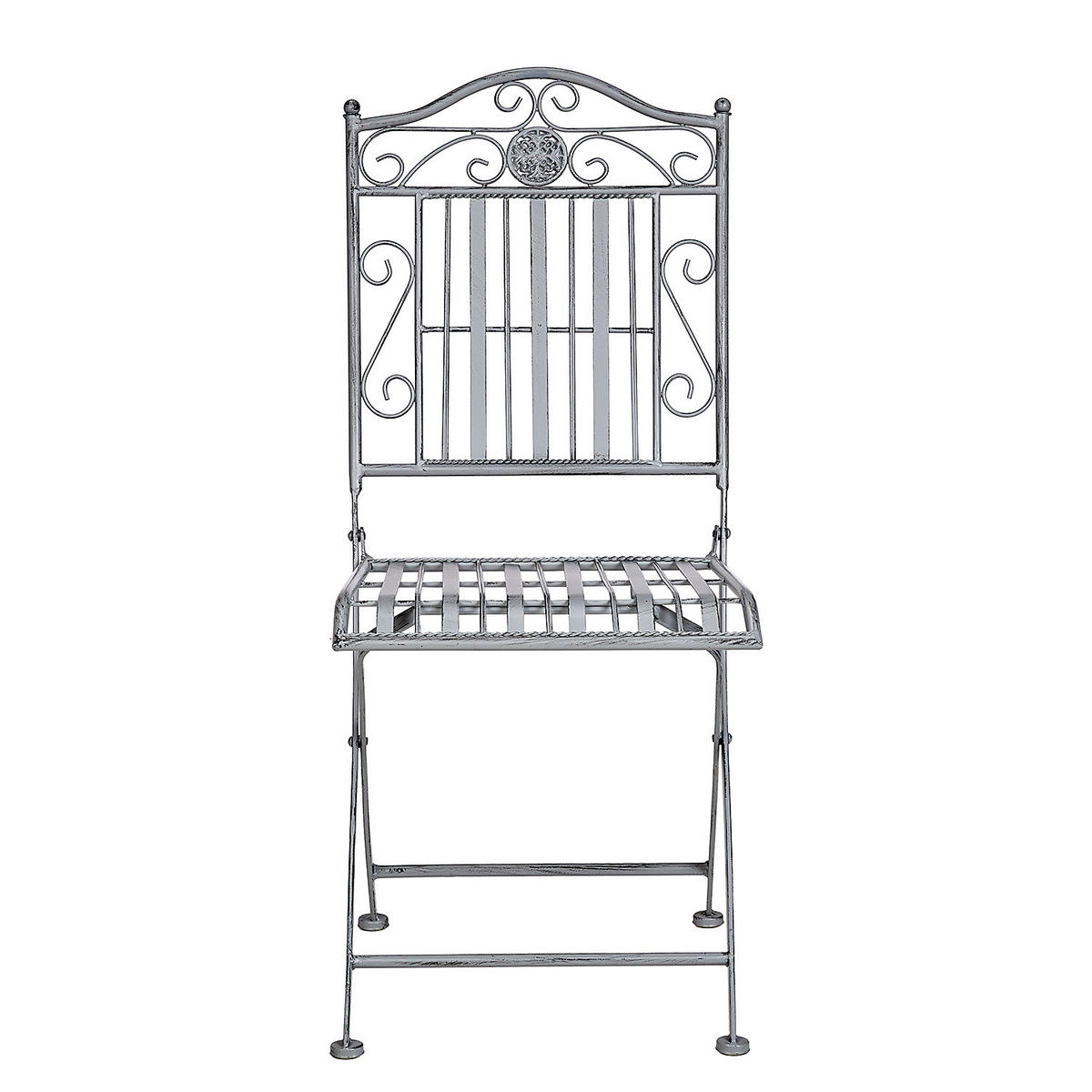 GARTENMÖBEL-SET (3-teilig) Terrace Hill - Grau, Metall - BUTLERS