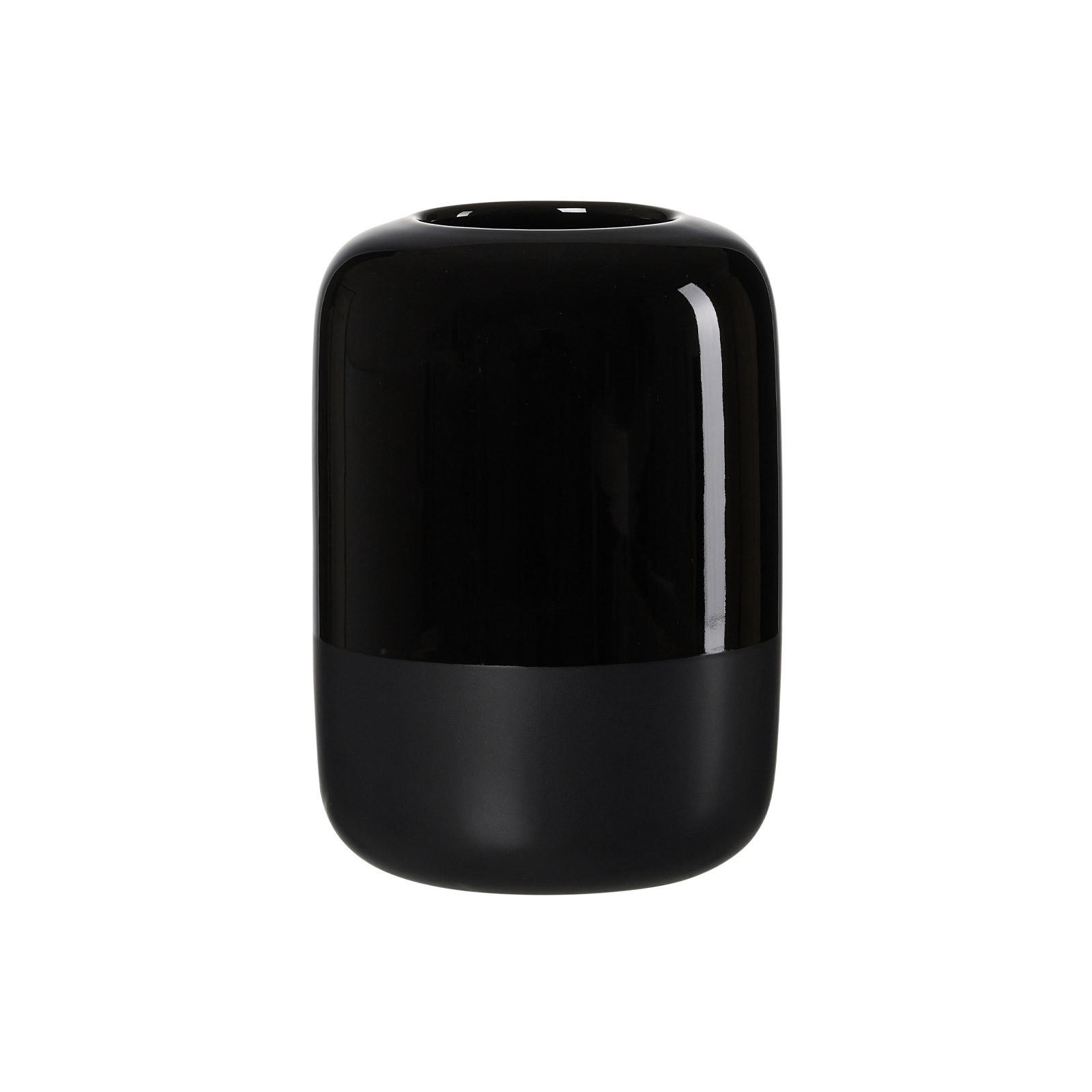 VASE Dome Schwarz 20 cm - Schwarz, Keramik (20cm) - Ritzenhoff Breker