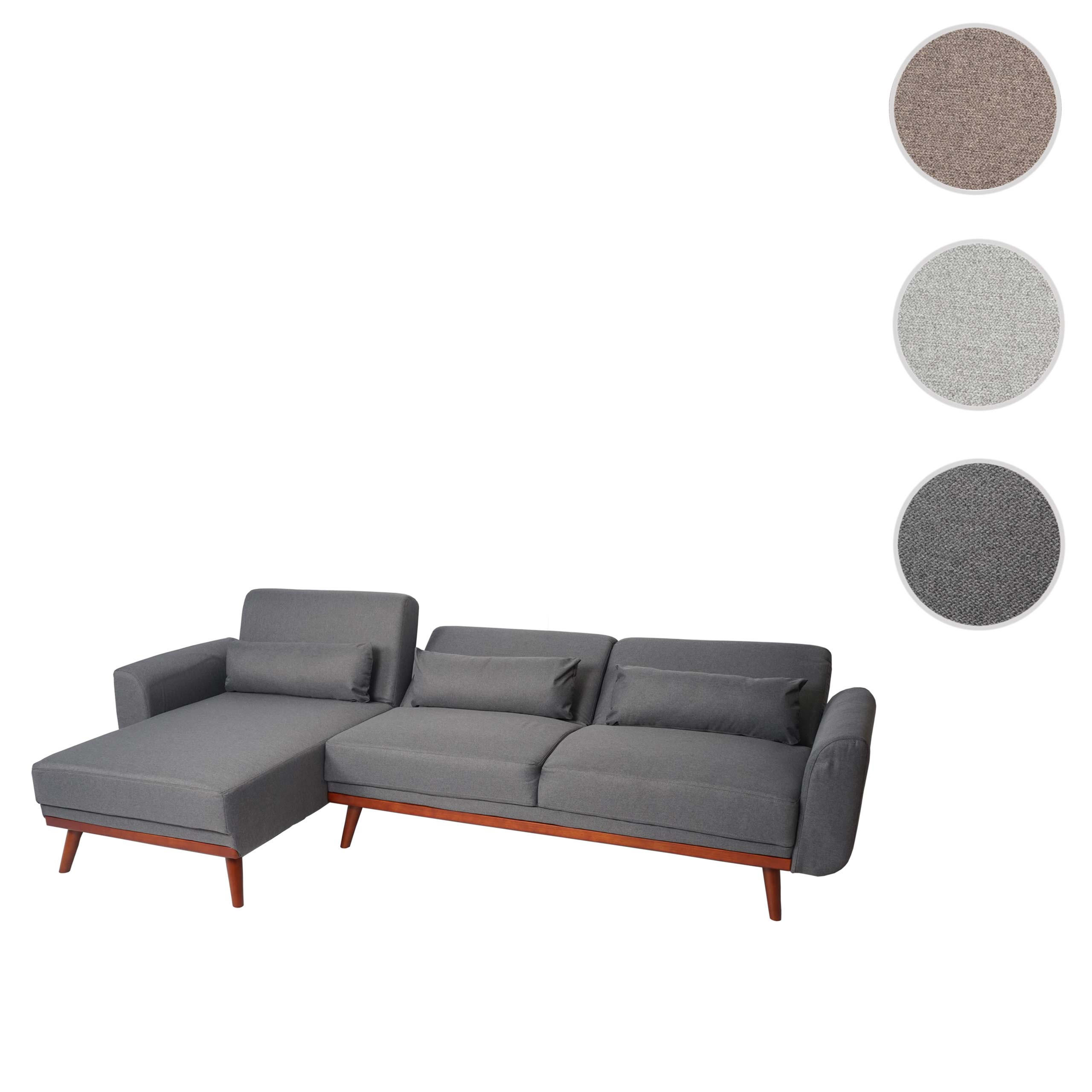 SOFA Grau - Grau, Textil (280/139cm) - MCW
