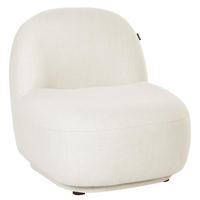 SESSEL Stoff Cremeweiß Lovberg - Creme, Kunststoff/Textil (71/74/80cm) - Beliani