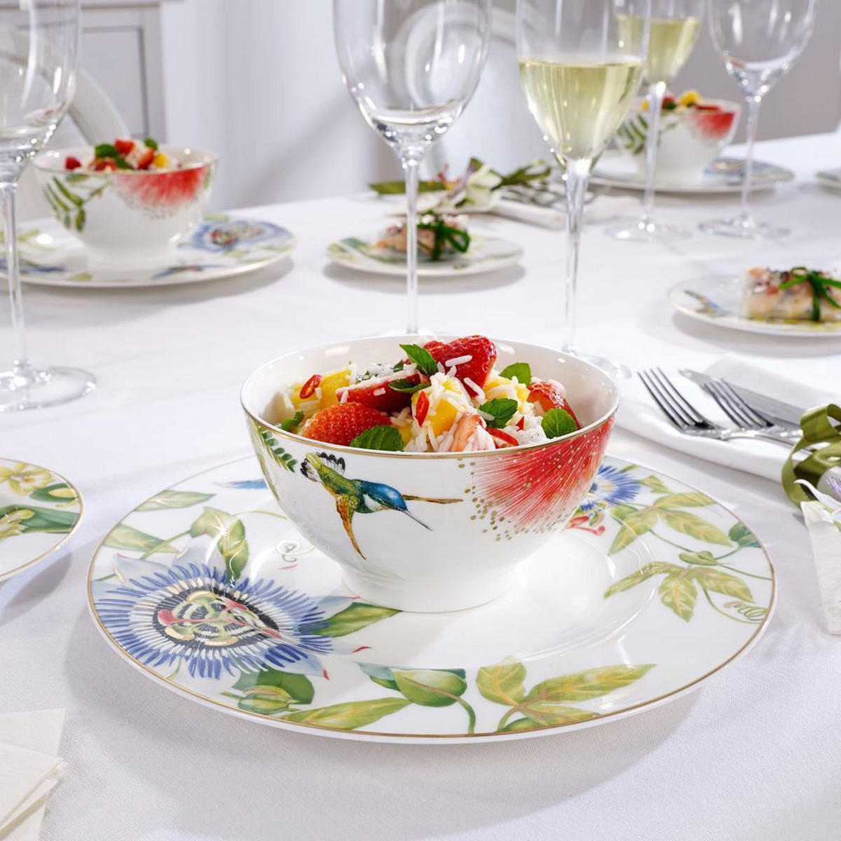 FRÜHSTÜCKS-SET Amazonia bunt 18er Set - Multicolor, Keramik (2/2/2cm) - Villeroy & Boch