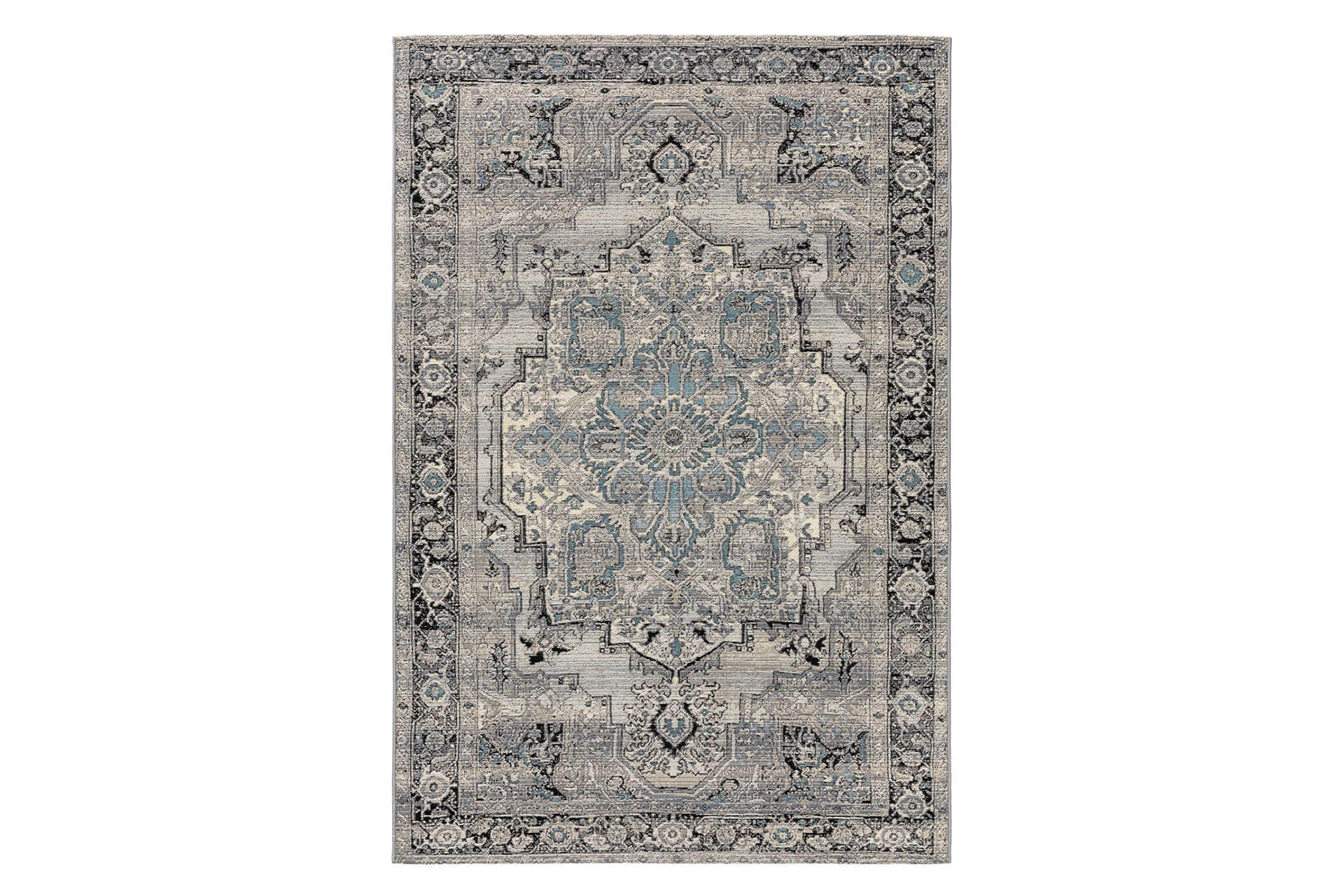 TEPPICH In- & Outdoor-Teppich Artis Grau - Grau, Kunststoff/Textil (240/1cm) - KUNSTLOFT