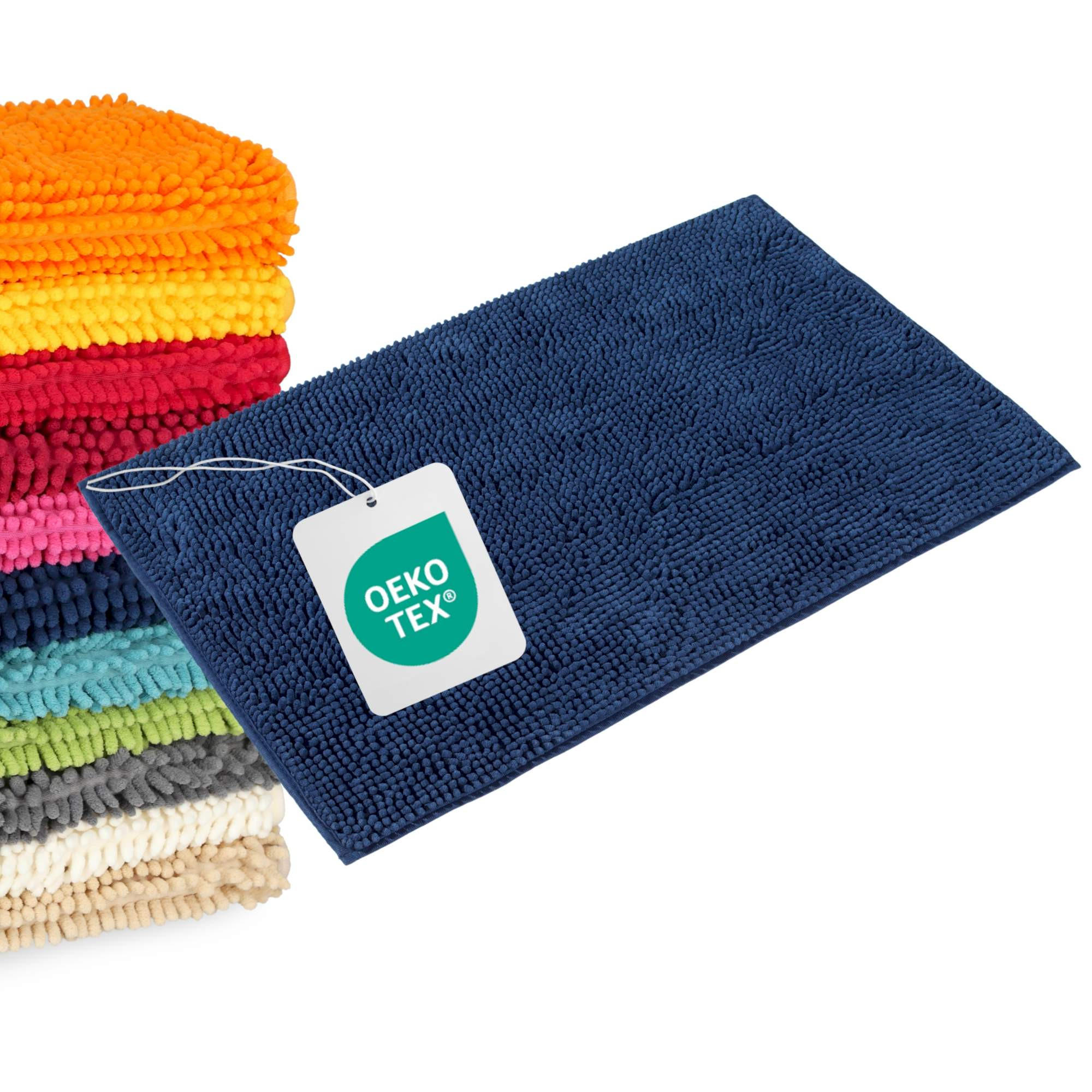 BADEMATTE PARIS - Dunkelblau, Textil (70/120cm) - WohnDirect