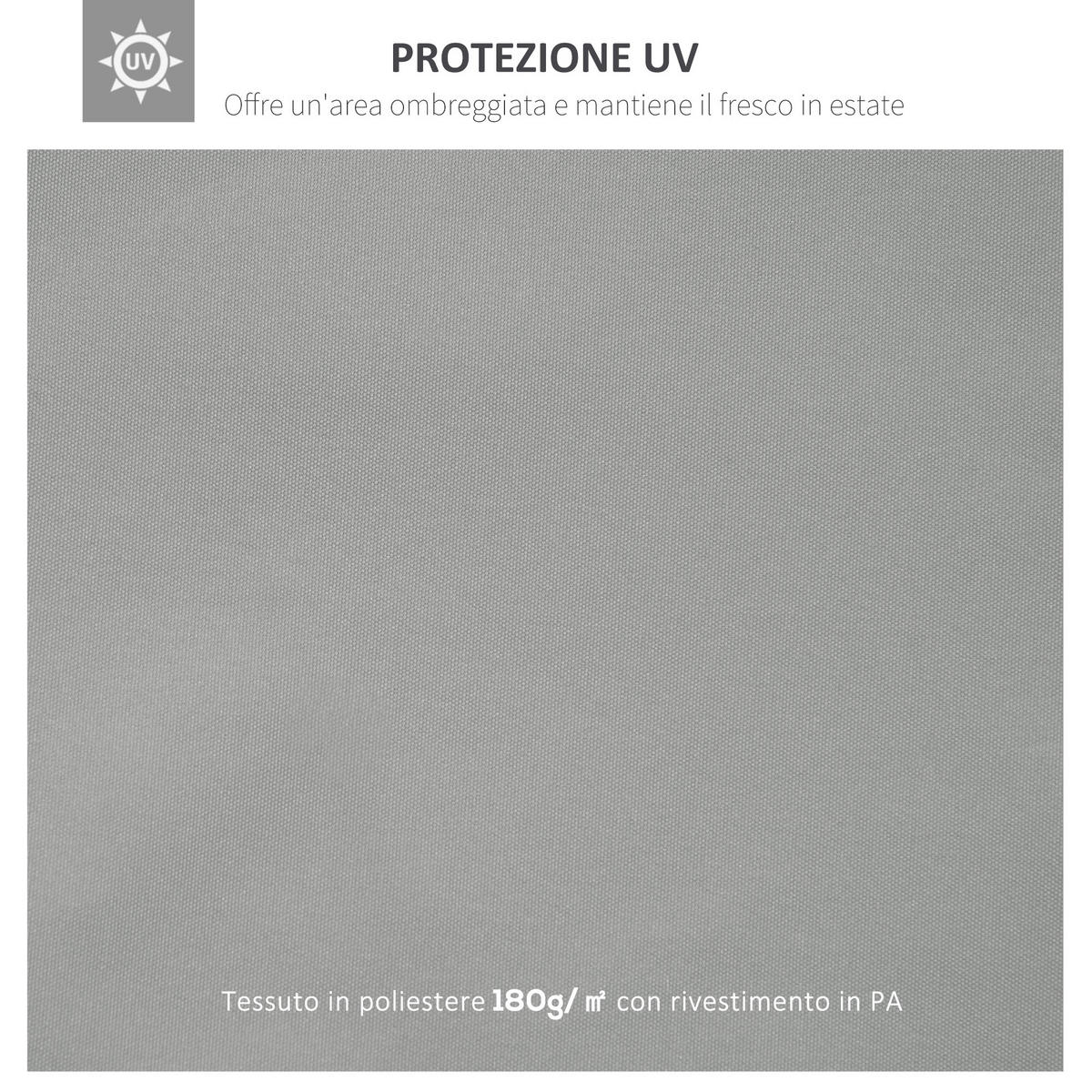 ERSATZDACH Grau 1 Stück - Grau, Naturmaterialien (300/20/400cm) - GiPP