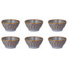 DIPSCHALE (6er Set) Bergamo - Taupe, Keramik (9/9/4.5cm) - Butlers