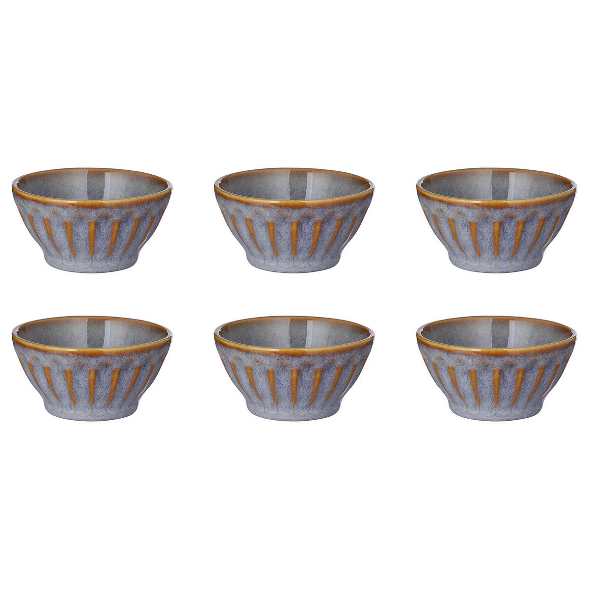 DIPSCHALEN 6er-Set Bergamo 110 ml - Taupe, Keramik (9/9/4.5cm) - Butlers