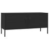 TV-SCHRANK Schwarz 105/35/50 Cm Stahl - Schwarz, Metall (105/50/35cm) - vidaXL