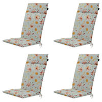 GARTENSTUHLKISSEN Florina 120/50 cm 4er-Set - Orange, Textil (50/8/120cm) - Madison