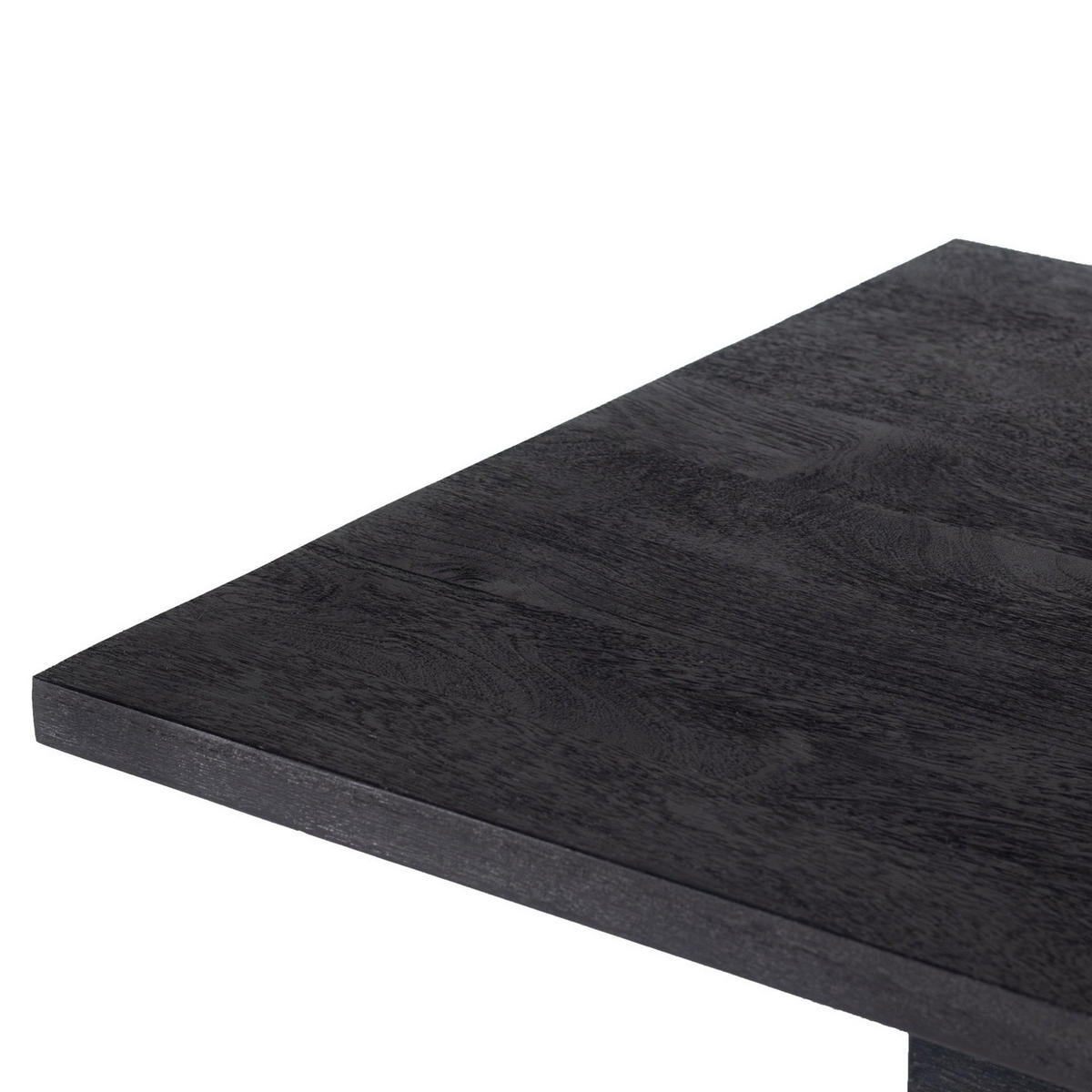 COUCHTISCH aus Mangoholz 140cm, schwarz - Schwarz, Holz (140/70/38cm) - Giga Meubel