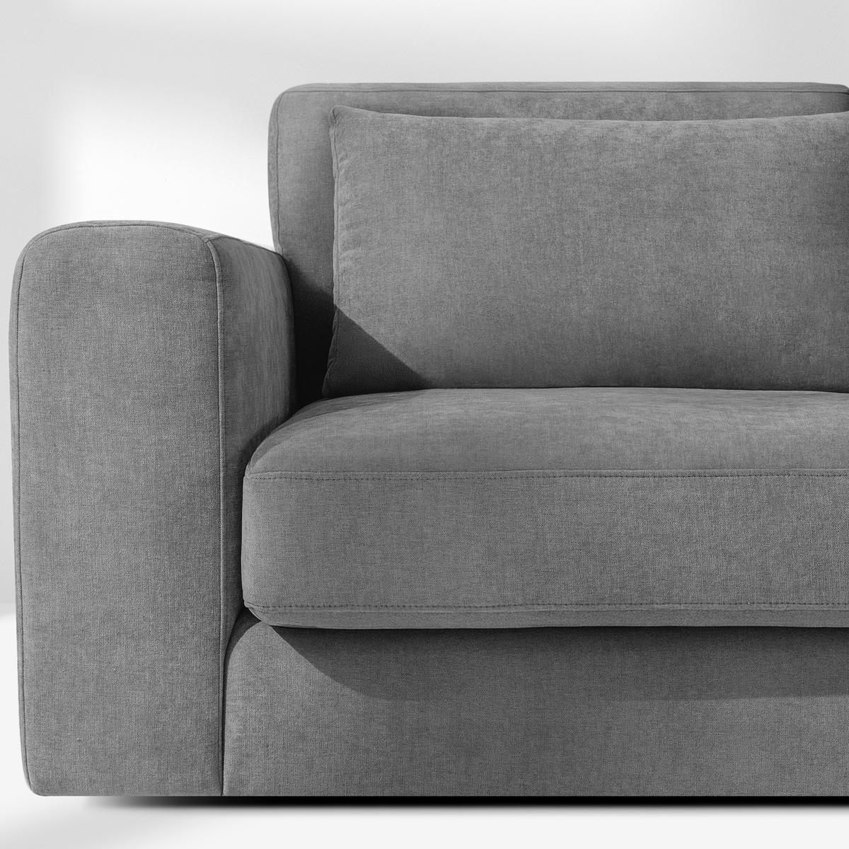 ECKSOFA XL rechts VERUS - Dunkelgrau, Holz/Holzwerkstoff (377/328cm) - KONSIMO®