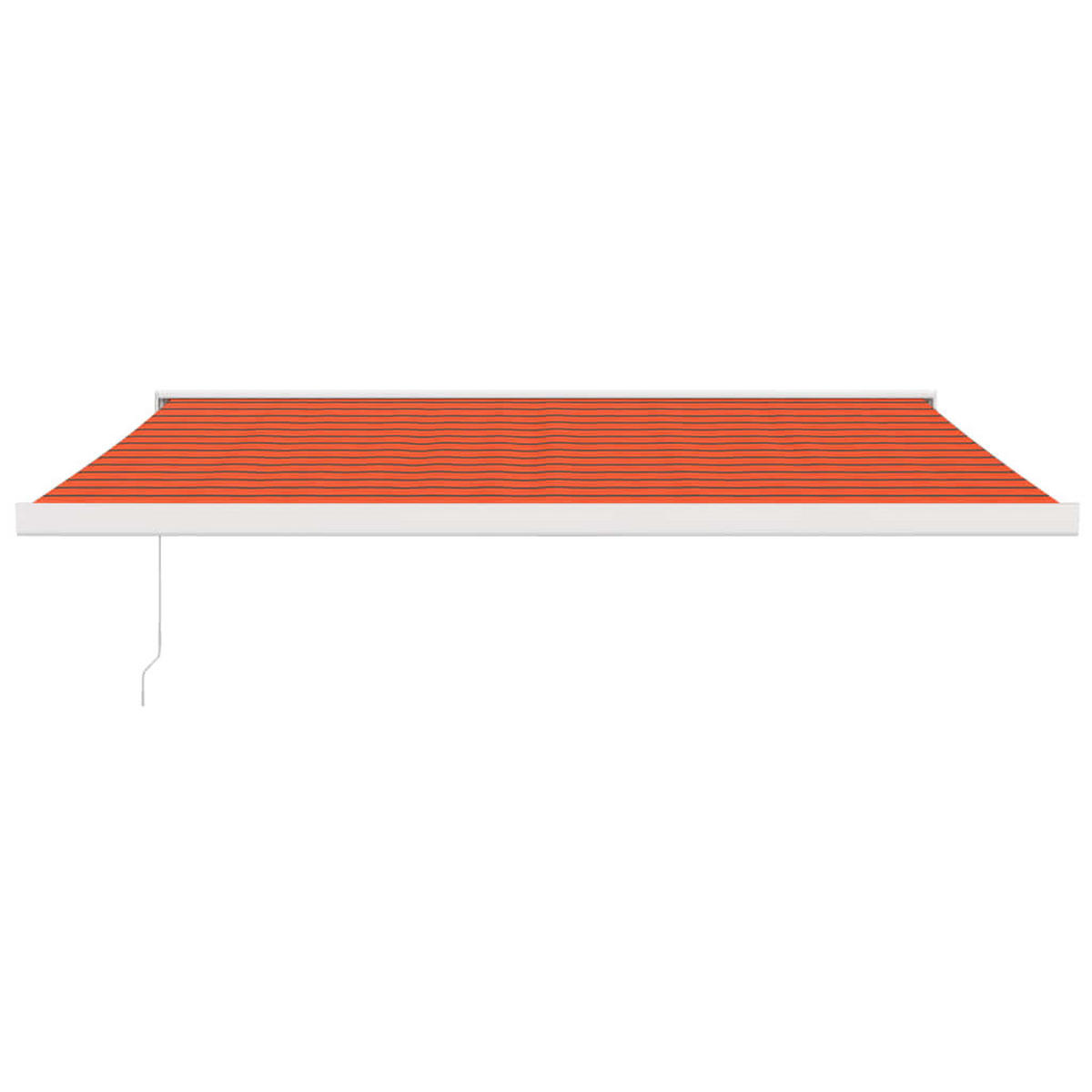 MARKISE Einziehbar Orange und Braun 4,5x3 m Stoff - Multicolor, Textil (300/150/450cm) - furnicato