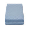 SAMT-WOHNDECKE 150/200 cm, gesteppt - Blau, Textil (150/200cm) - Homescapes
