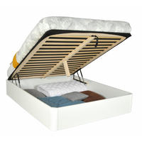 BETT SPIRO mit Lattenrost/ 140x190 - Weiß - Weiß, Holzwerkstoff (140/190cm) - Weber Industries