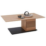 COUCHTISCH in Holz, Metall 120/70/42 cm  - Erlefarben/Schwarz, Natur, Holz/Metall (120/70/42cm) - Valnatura