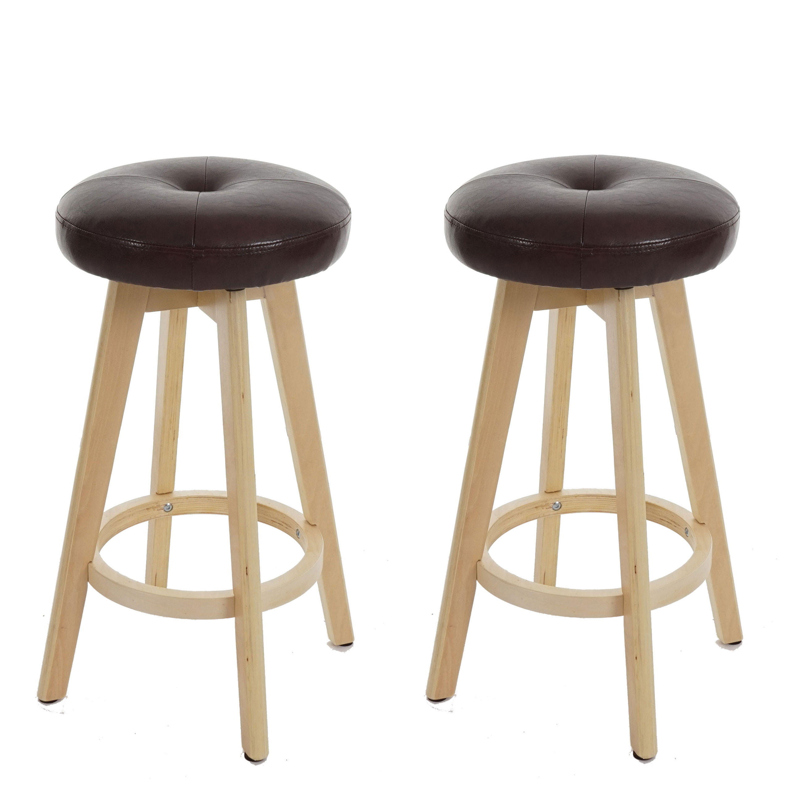 BARHOCKER Bordeaux 2er-Set - Bordeaux, Holz (45/67/45cm) - MCW