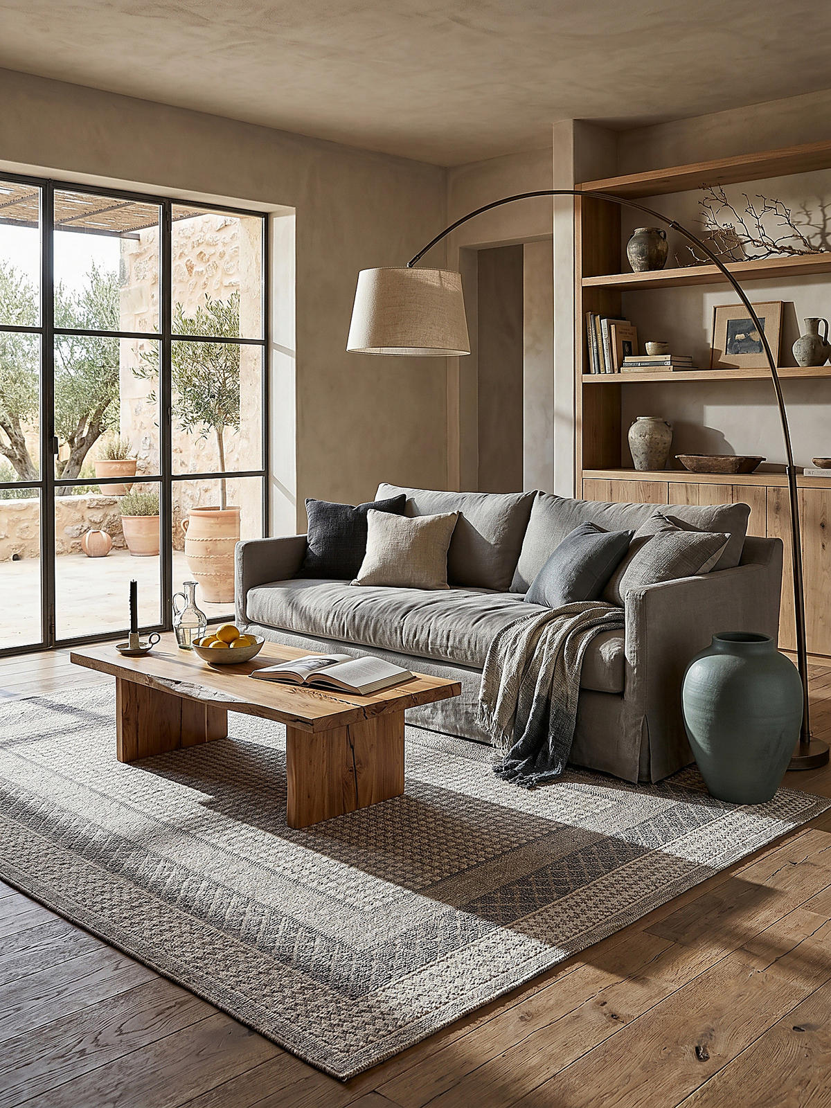 KURZFLORTEPPICH Waschbar NORA, mit Bordüre, Grau, 160 x 230 cm - Grau, Textil (160/230cm) - KADIMA DESIGN