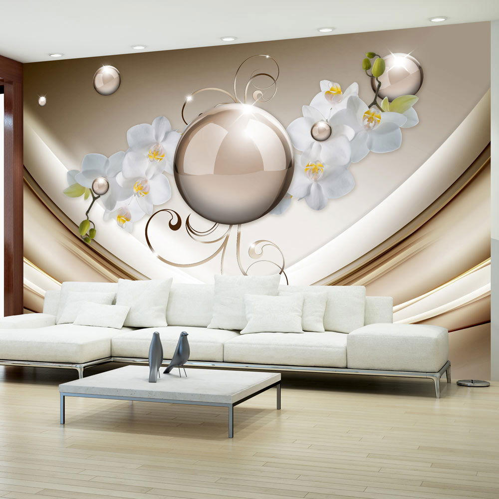 VLIESTAPETE Gold 200/140 cm - Goldfarben/Braun, Textil (200/1cm) - KUNSTLOFT
