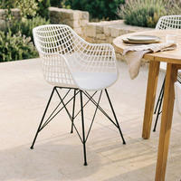 GARTENSTÜHLE ALICANTE 4ER-SET - Weiß, Textil (59/87/54cm) - IDIMEX