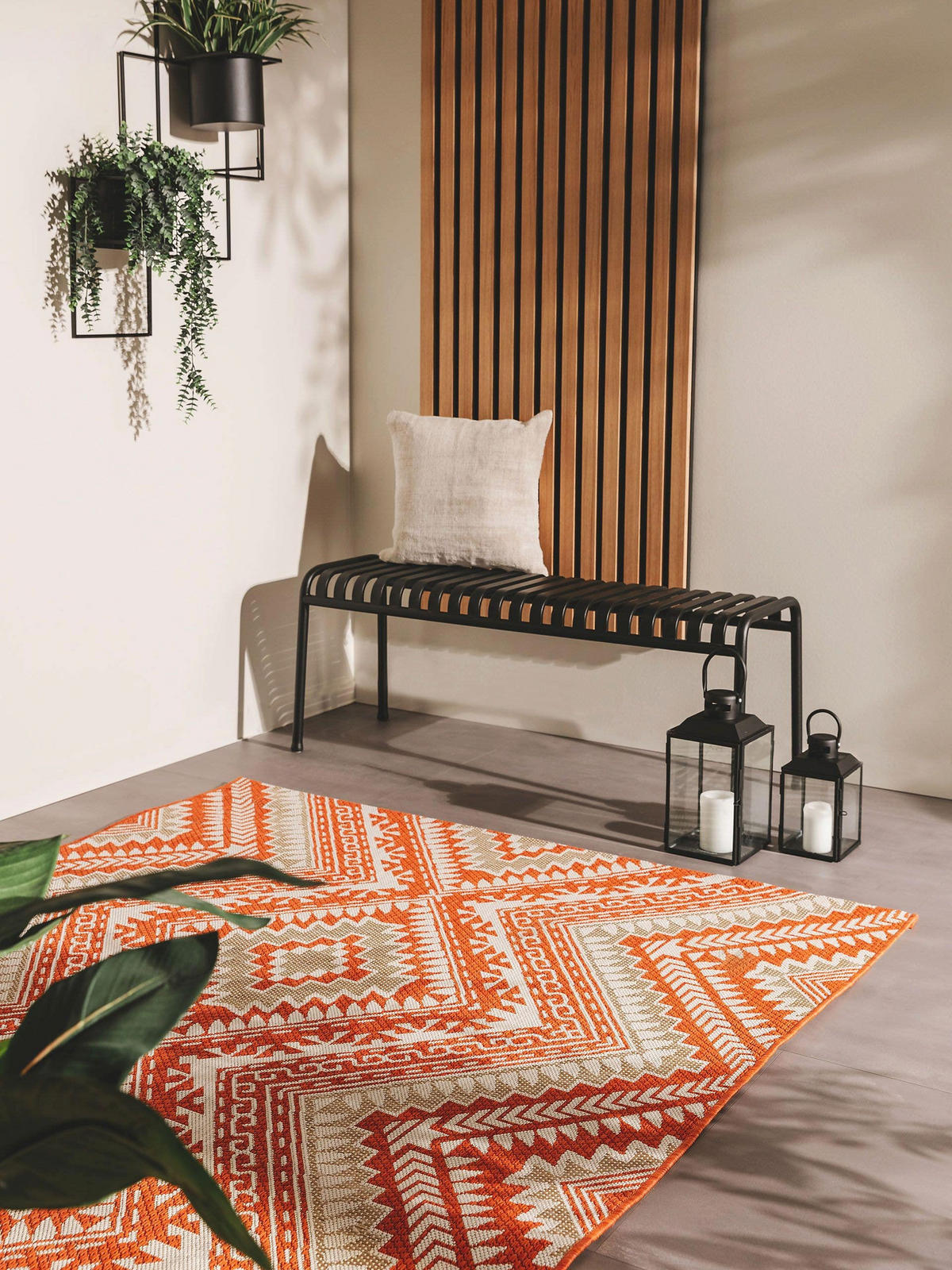 OUTDOORTEPPICH Cleo Orange 300x400 cm - Orange, Textil (300/400cm) - benuta Nest