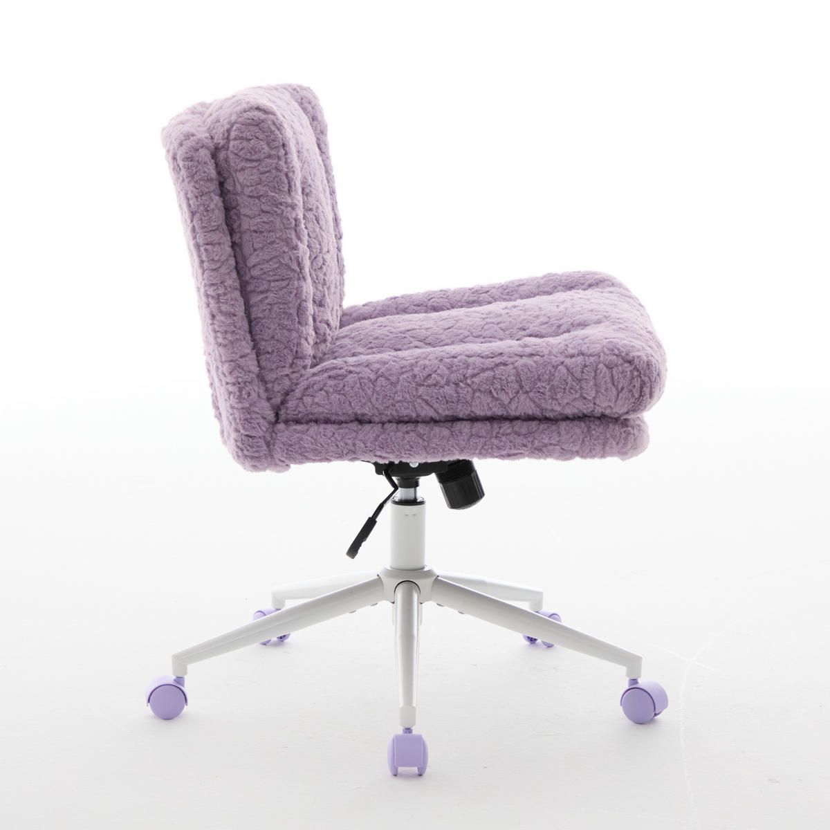 SNURRSTOLAR, fuskpäls, metallram, roterbara, violett - Multicolor, Metall (67/94/63cm) - SHOPENTRA