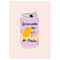 POSTER Aislinn Simmonds - Strawberry Lemonade - Pink, Papier (30/40/0.1cm) - Poster&Frame