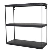 WANDREGAL Wally Schwarz - Schwarz, Metall (45/45/18cm) - LOFT42