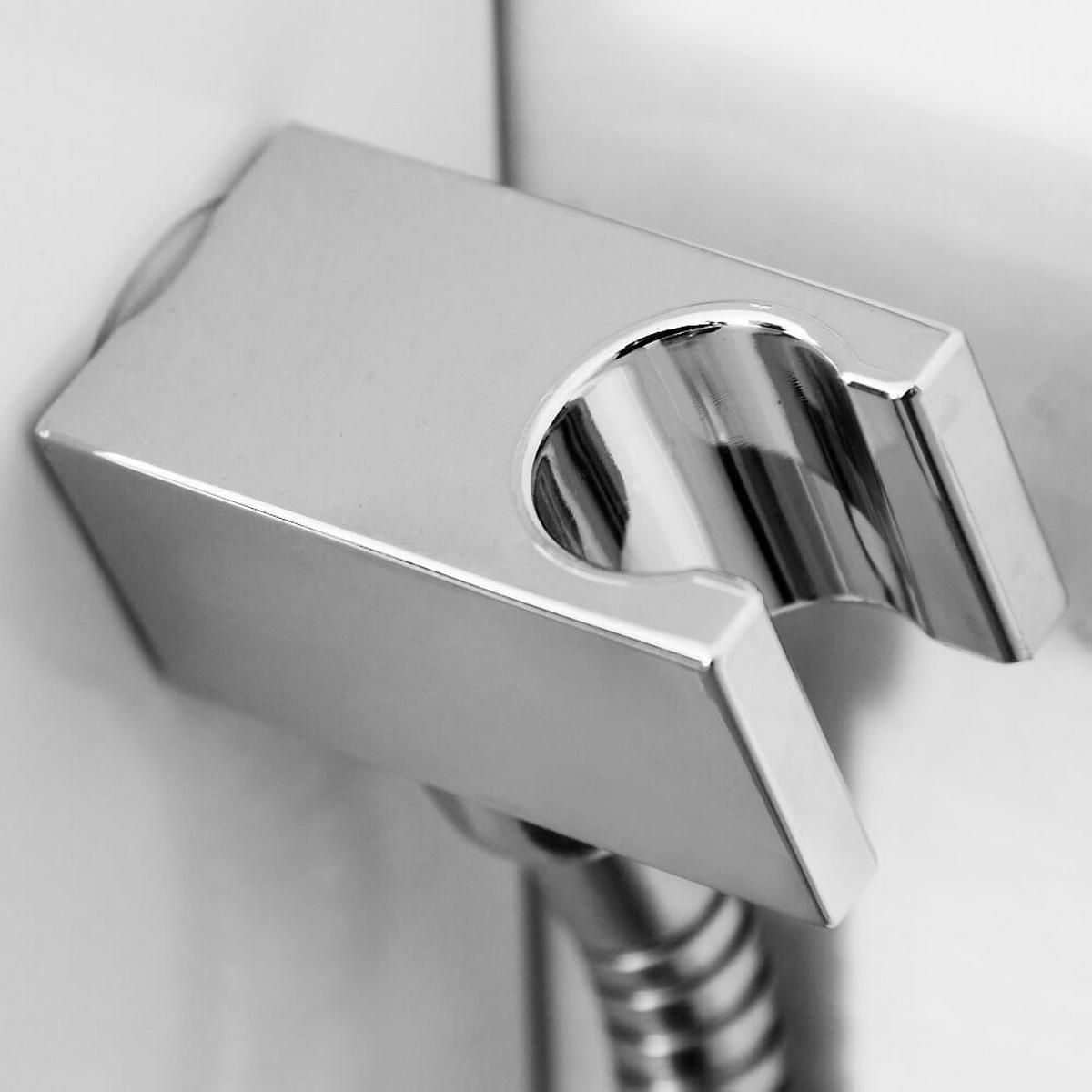 DUSCHPANEEL CASCATA - Schwarz - Schwarz, Metall (20/142/50.5cm) - Home Deluxe