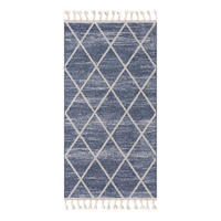 KURZFLOR-TEPPICH Art 2646 Blau 80x300 cm - Blau, Textil (80/300cm) - carpet city