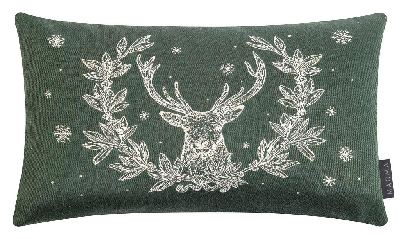 KISSENHÜLLE Hunter - Grün, Textil (30/50cm) - Magma Heimtexx
