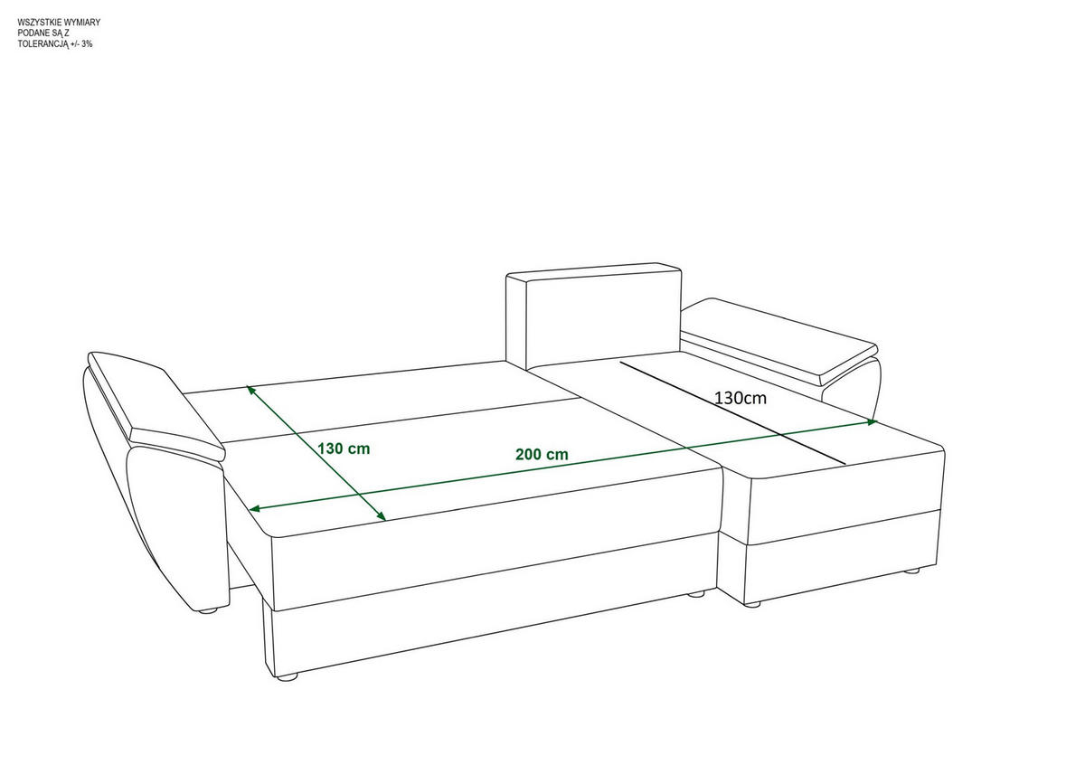ECKSOFA ZEUS L Monolith 84 Links mit Schlaffunktion - Grau, Textil (251/140cm) - Bedante