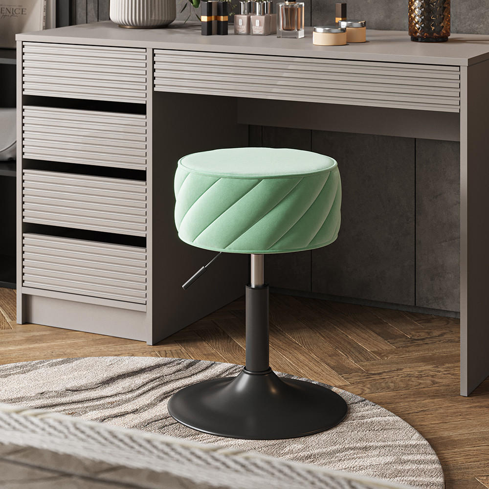 HOCKER Cherio Mintgrün 35 x 64 cm - Mintgrün, Textil (35/50.5/38.5cm) - Vicco