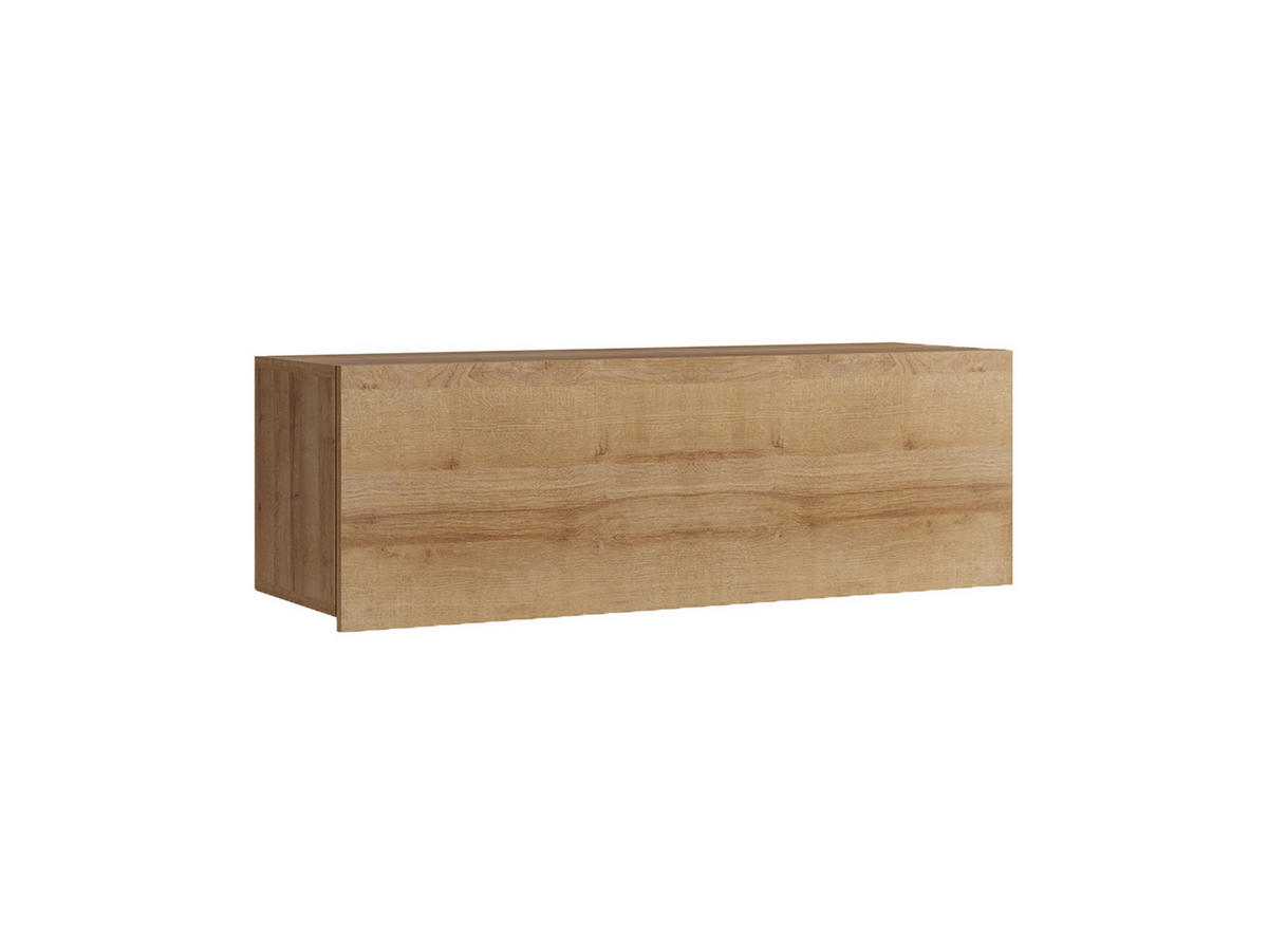 SCHRANK Bird Goldene Eiche, Breite Hängeschrank - Eichefarben, Holzwerkstoff (105/35/32cm) - Bettso