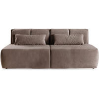 SCHLAFSOFA 3-Sitzer Trevi mit Schlaffunktion, Braun - Schwarz/Braun, Textil (206/82/91cm) - Beautysofa