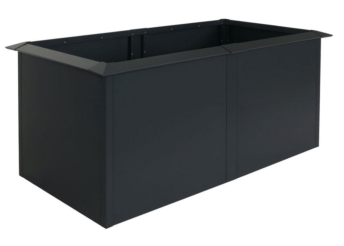 HOCHBEET Schneckenkante 78x170x90cm Anthrazit - Anthrazit, Metall (170/78/90cm) - PROREGAL